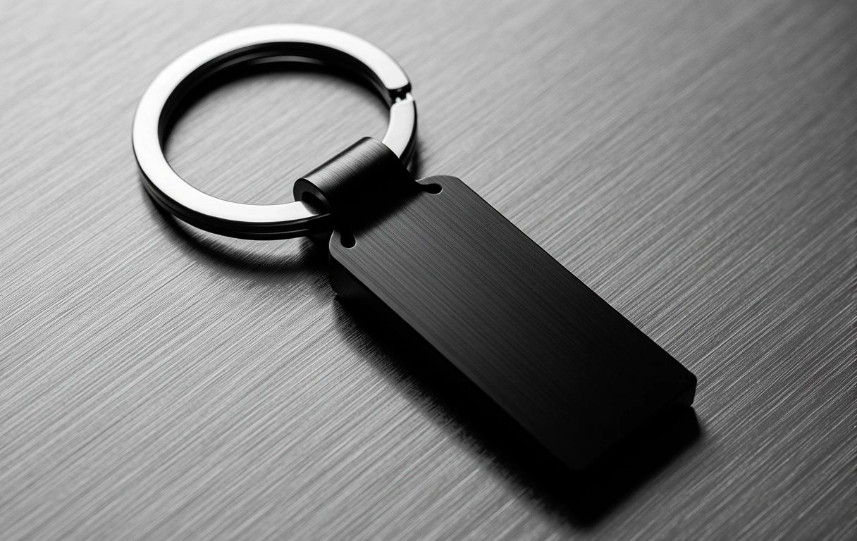 Anodized Steel Keychain